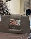 [S] TRUSSARDI IVY SHOULDER BAG,IRON, 8055720275780 (STJ94)