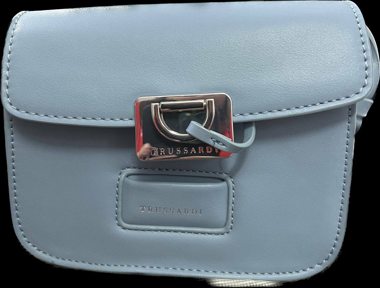[S] TRUSSARDI IVY CROSSBODY BAG SM MONO COLOR,LOIGHT BLUE, 8055720108163 (STJ96)