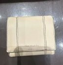 [S] TRUSSARDI SAGARIA CONTINENTAL BIFOLD SMALL WALLET,WHITE, 8055720325324 (STJ103)