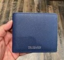 [S] TRUSSARDI ANVERSA WALLET W/C,NAVY BLUE, 8055720380850 (STJ104)