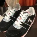 [S] TRUSSARDI BERBERIS SNEAKERS,BLACK/PINK, 79A00644-9Y099999-K313 (STJ106)
