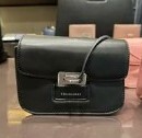 [S] TRUSSARDI IVY CROSSBODY BAG SMALL,BLACK, 8055720174243 (STJ108)