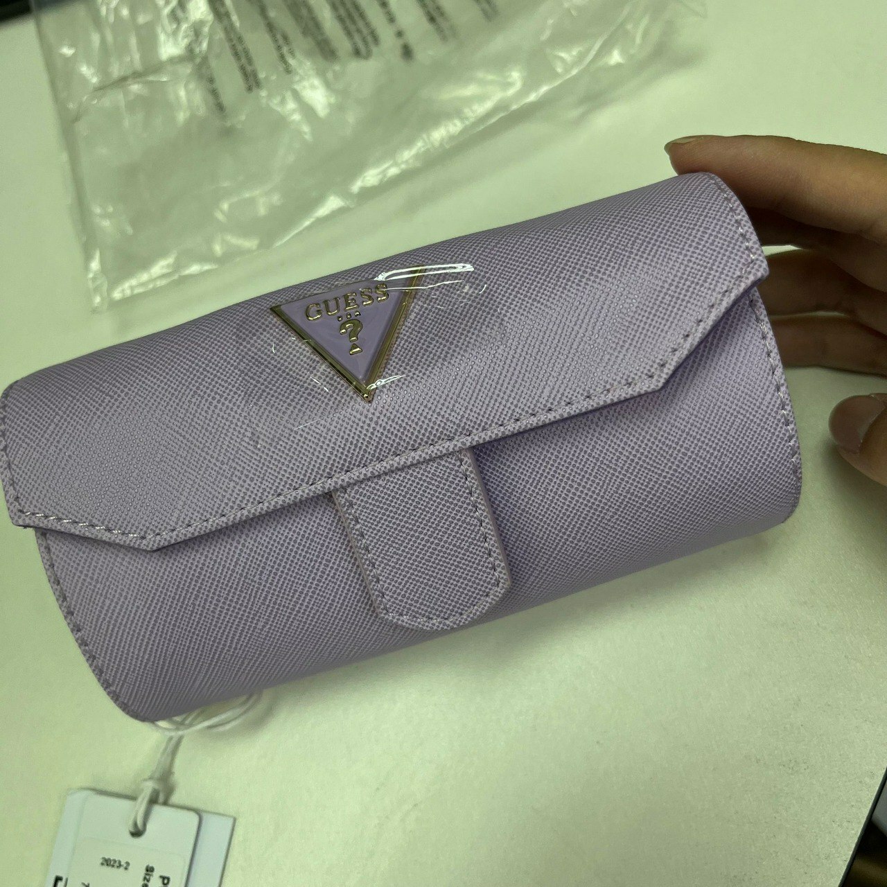 [S] GUESS HAND BAG,LIGHT PURPLE, 7622078032085 (SGU363)