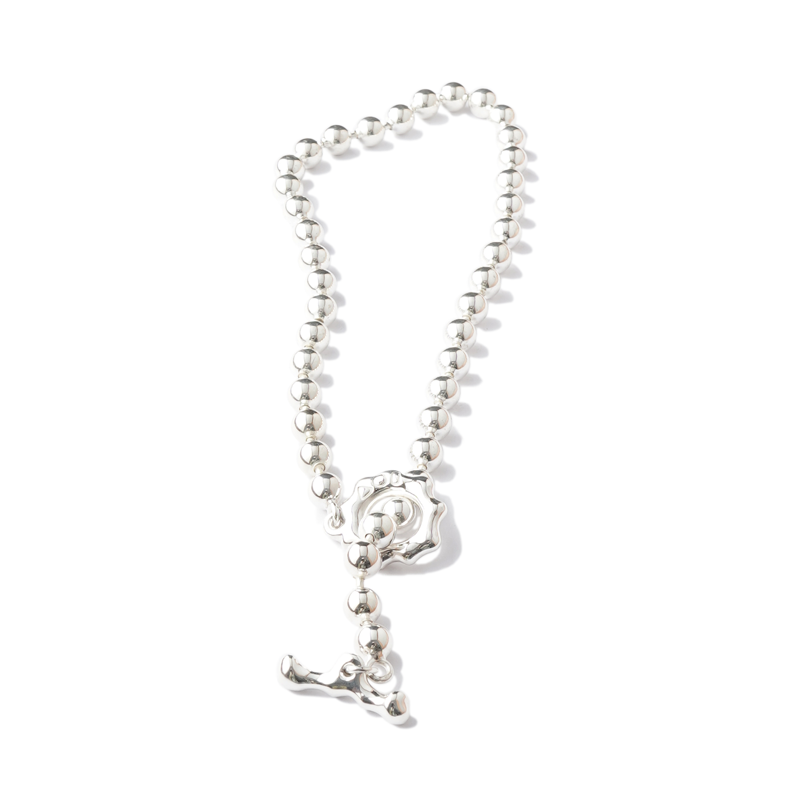 AOI 圓潤 I 型釦大珠珠項鍊