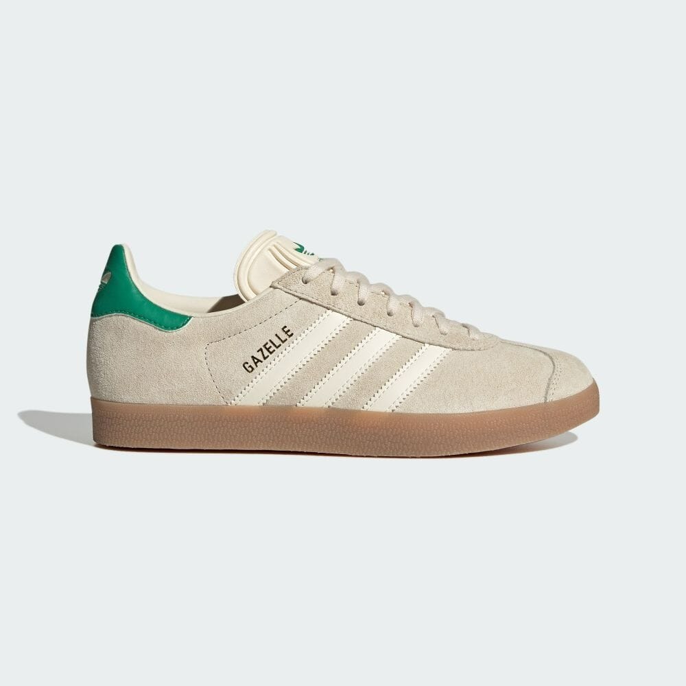 預購┃adidas GAZELLE W 麂皮奶油白焦糖底