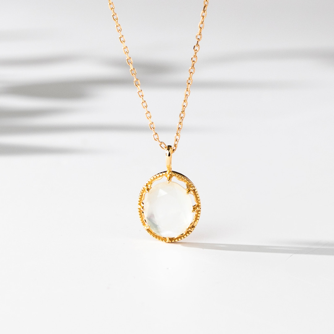 【輕奢】洛可可之夢-白貝母項鍊