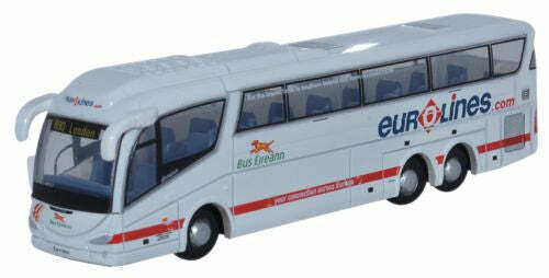 Oxford NIRZ001 1:148 Scania Irizar Bus Eireann/Eurolines 大巴士.白