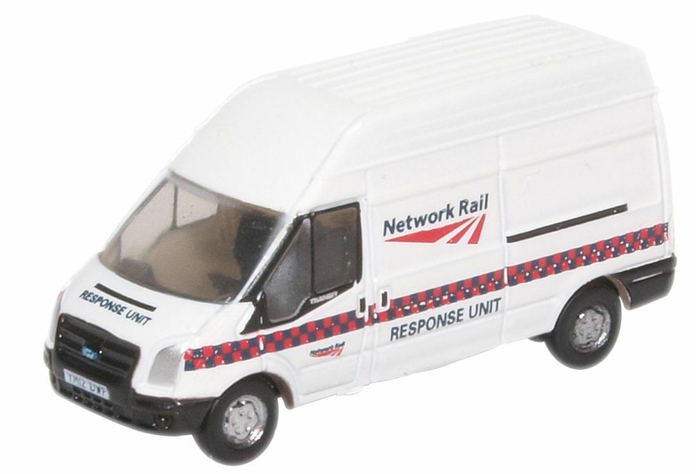 Oxford NFT022 1:148 Ford Transit MK5 Network Rail Response Unit 福特線路救援車.白