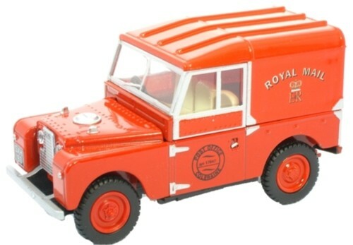Oxford NLAN188004 1:148 Land Rover 88 Royal Mail 皇家郵政吉普車.橘