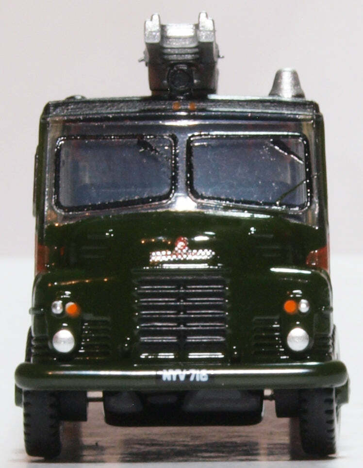 Oxford NGG003 1:148 Green Goddess RAF 皇家空軍消防車.棕+黑