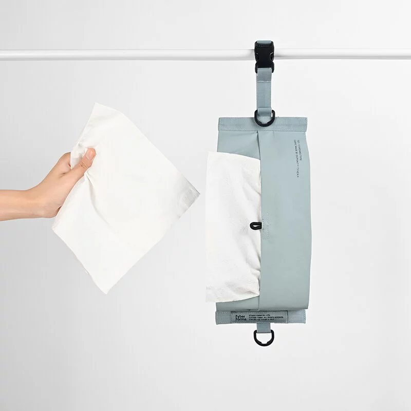 【fyberforma】 吊掛式面紙套標準型 霧藍