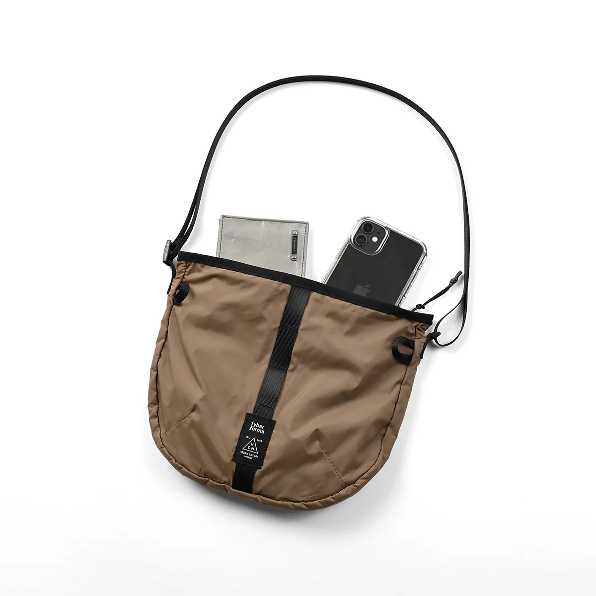 【fyberforma】FLIPP翻袋隨行包 褐棕