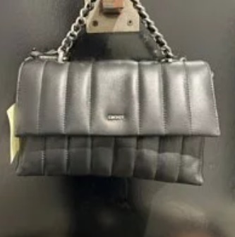 [S] DKNY R21DBR07 SEVA MEDIUM SHOULDER BAG,BLACK, 755406538816 (SD517)
