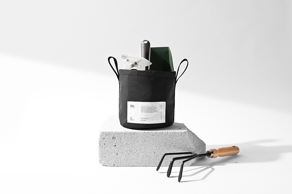 【fyberforma】 POTTED 植栽置物袋 黑