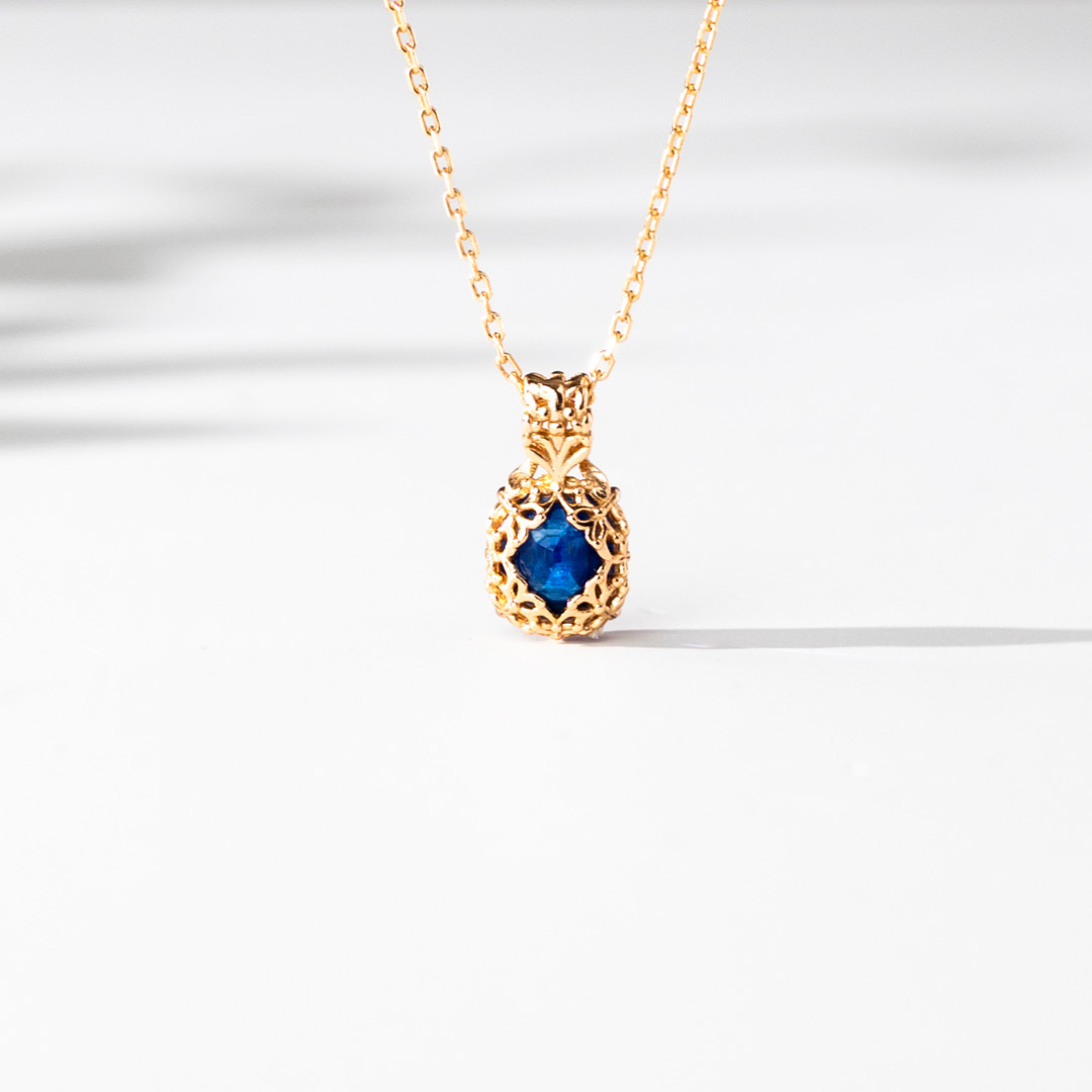 【輕奢】鳶尾花戀-14K金紫水晶項鍊