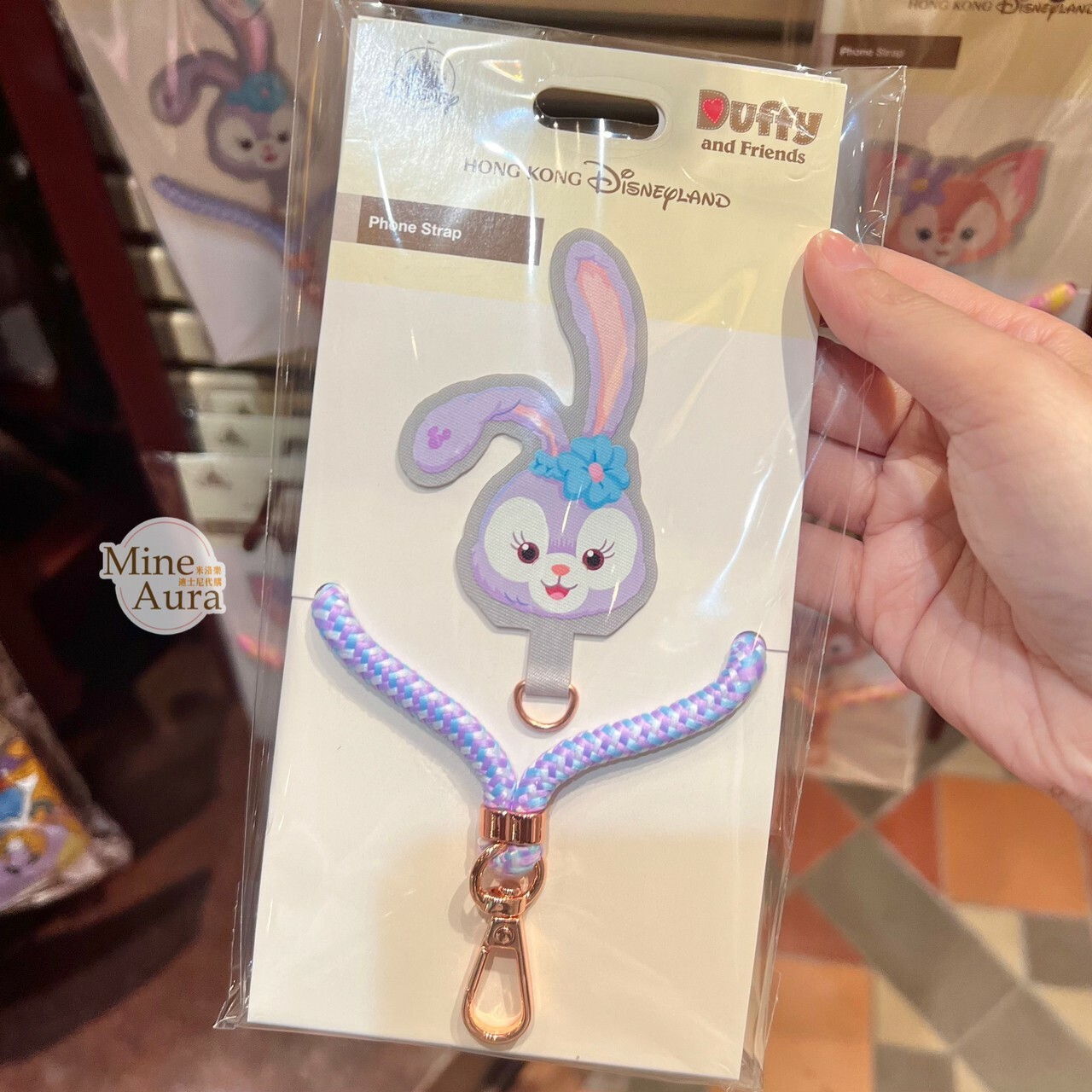 史黛拉露 星黛露 StellaLou 大頭 造型夾片 + 手機掛繩 組 -香港迪士尼樂園