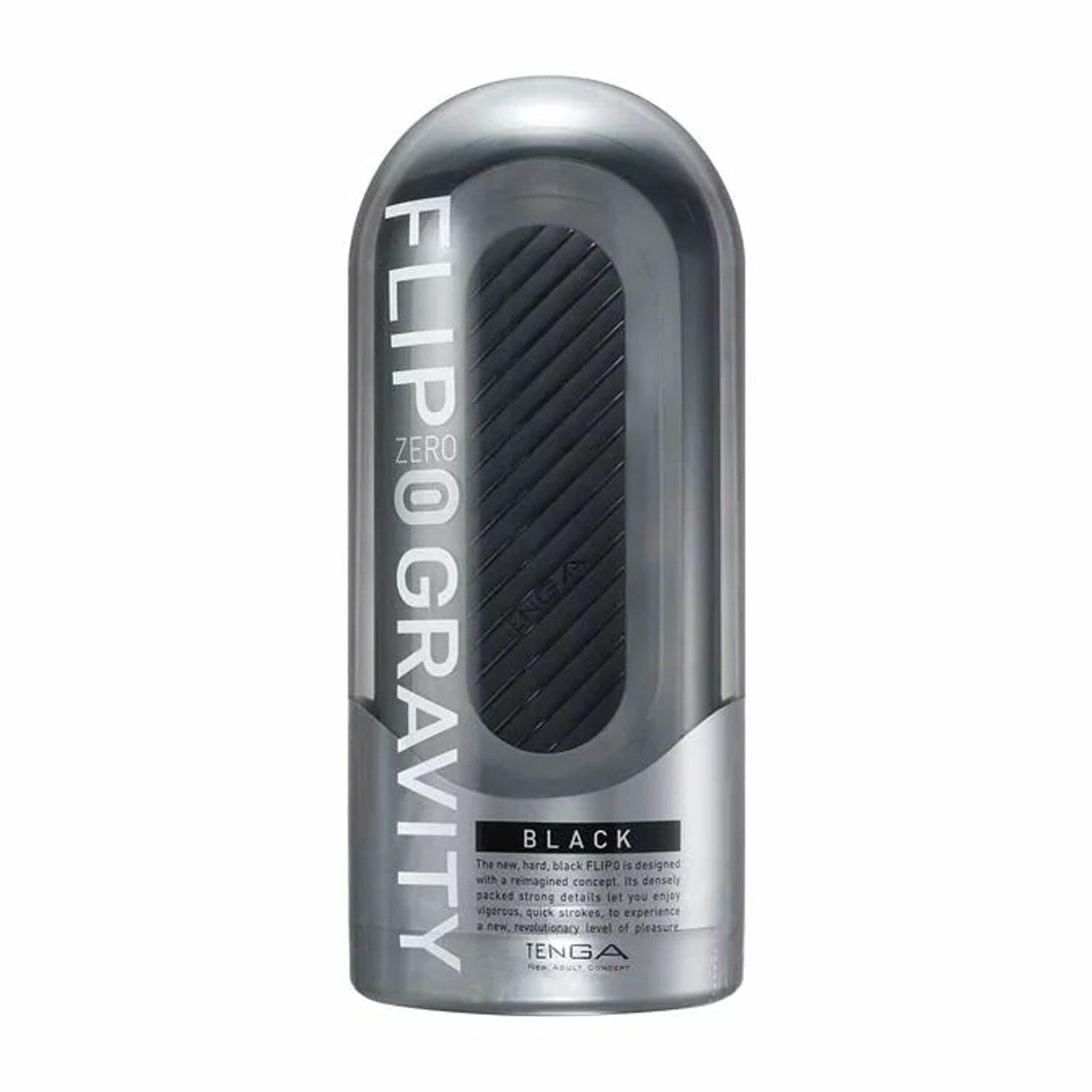 日本TENGA Flip 0（Zero） Gravity Black 硬版零重力飛機杯（銀黑色）