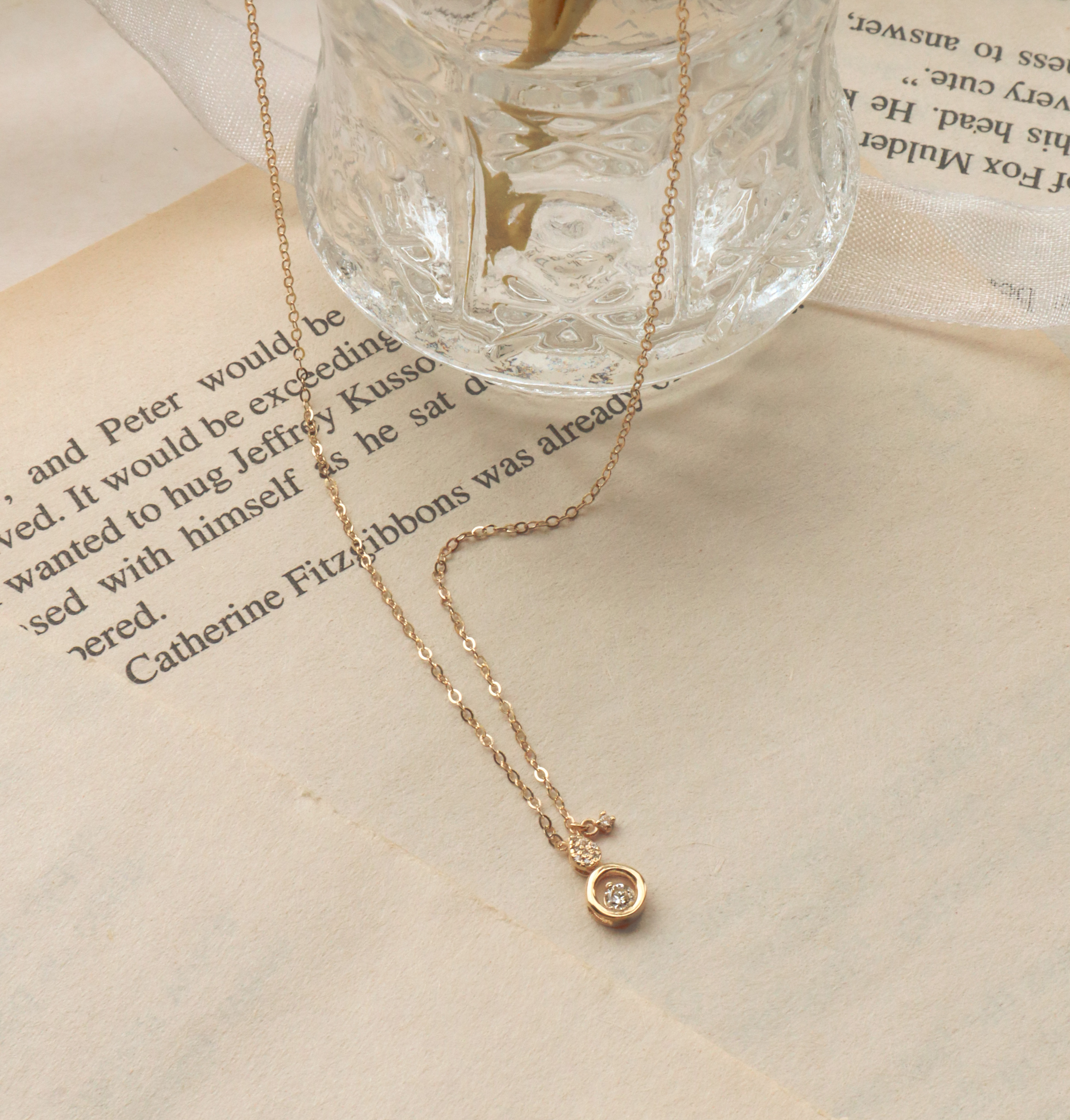 18K/真鑽圓舞曲項鍊