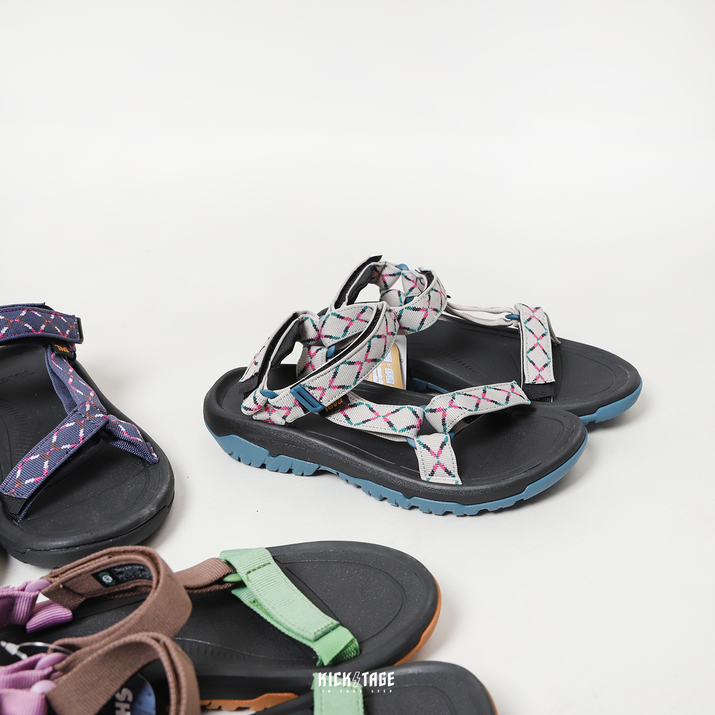 女鞋 TEVA HURRICANE 七款 圖騰 彩色 繽紛 織帶 魔鬼氈 涼鞋 運動涼鞋【TV1019235】