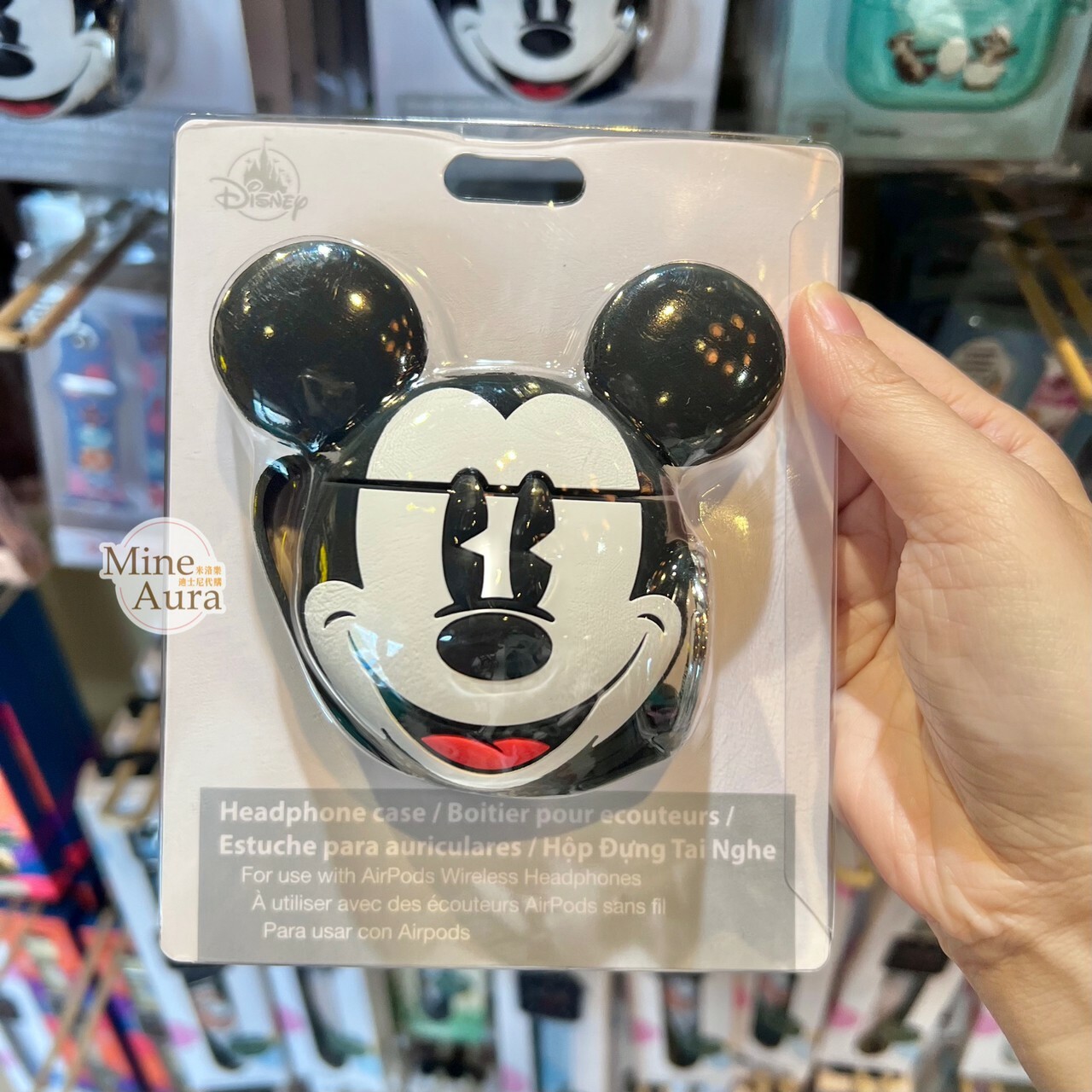 米奇 Mickey 大頭 造型 apple AirPods 耳機保護套 -香港迪士尼樂園