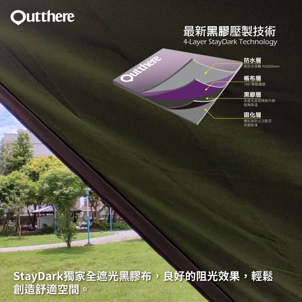 【Outthere 好野】黑彼天幕(限時送營柱)