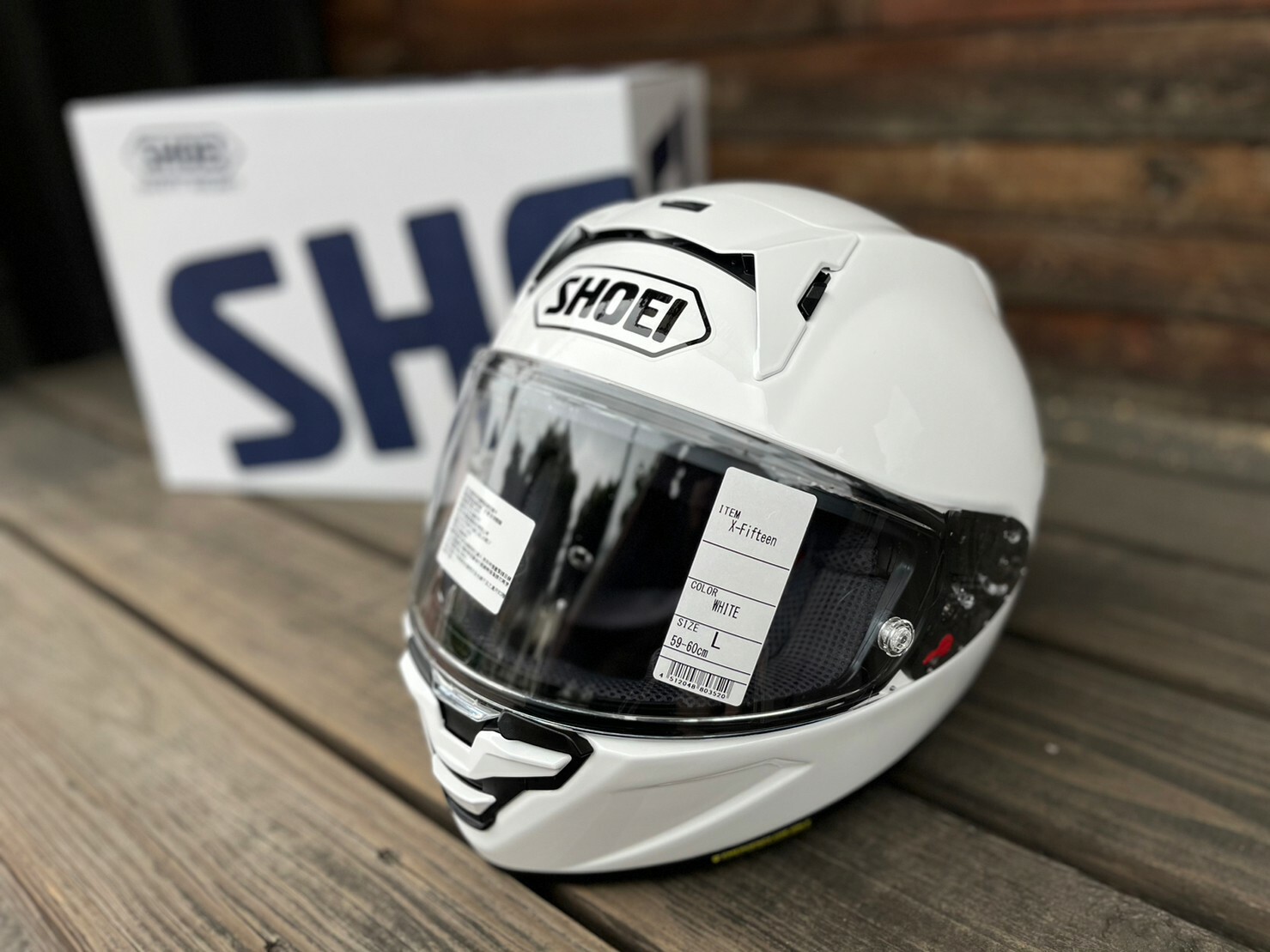 SHOEI X-15 WHITE 白色 全罩 競賽