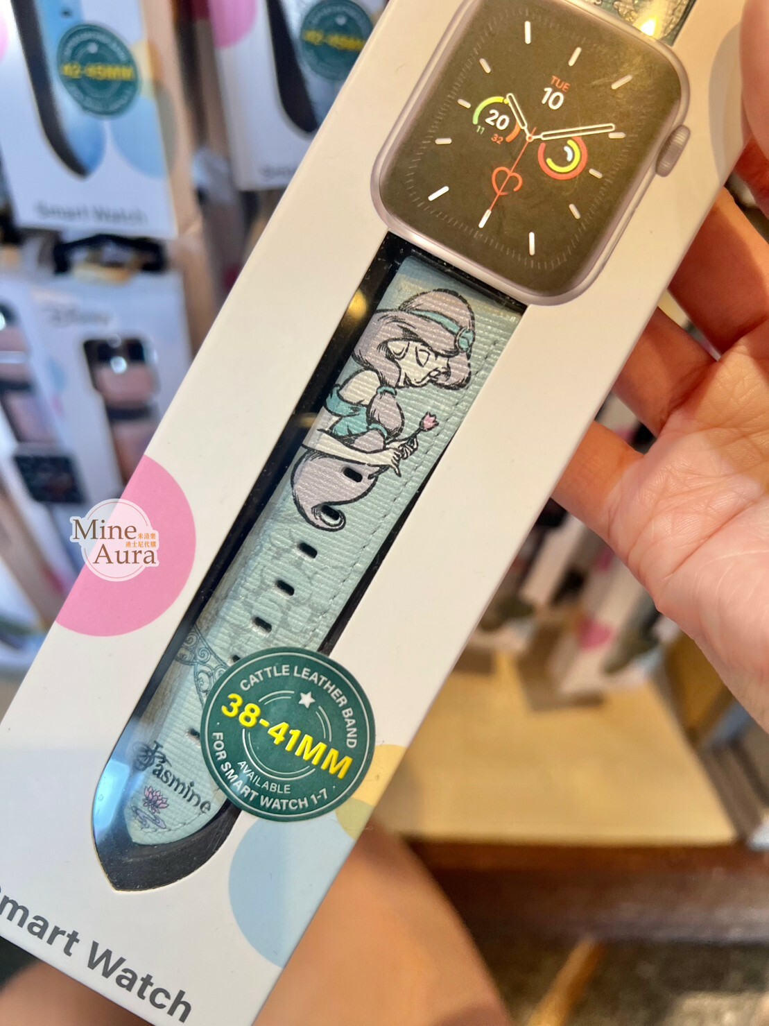 茉莉公主 Jasmine 圖案 Apple Watch 錶帶 適用38-41mm/42-45mm 阿拉丁 Aladdin -香港迪士尼樂園