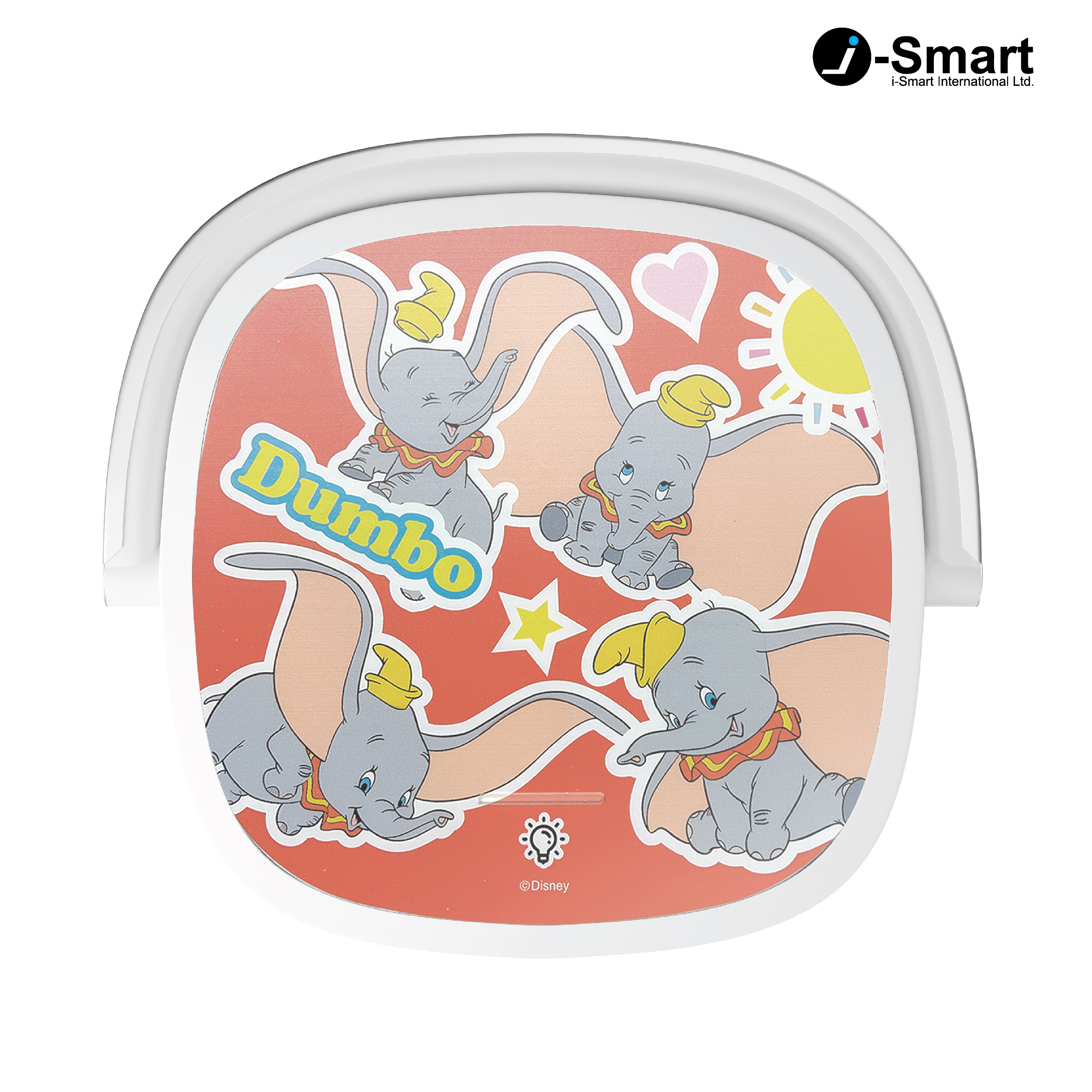 i-Smart-迪士尼-無線充電板配夜燈-小飛象 Dumbo