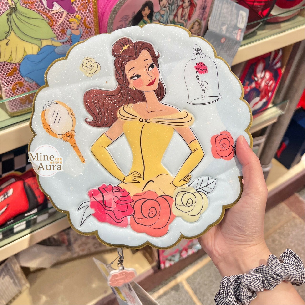 貝兒公主 Belle 花邊造型 文具包 文具組 美女與野獸 Beauty and the Beast -香港迪士尼樂園