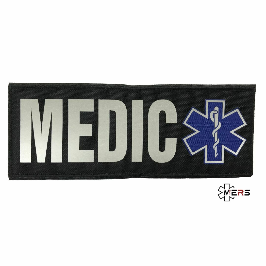 MEDIC 救援反光辯識 魔術貼章