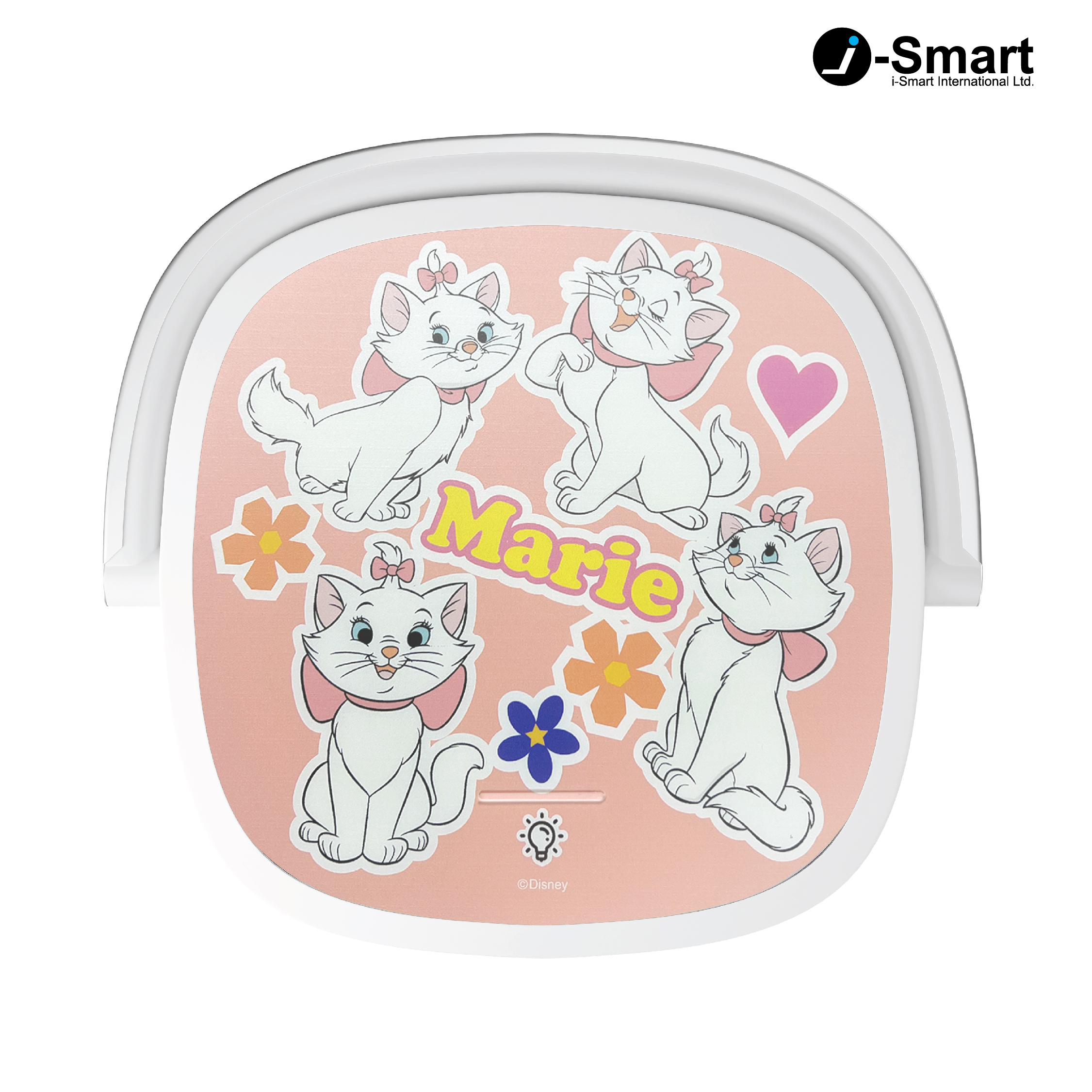 i-Smart-迪士尼-無線充電板配夜燈-富貴貓 Marie