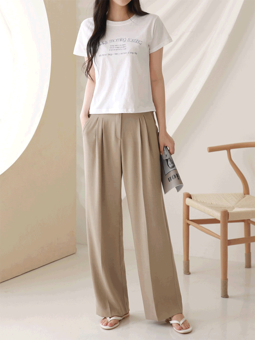 寬鬆打摺休閒褲 [ 3色 / S,M,L,XL ]