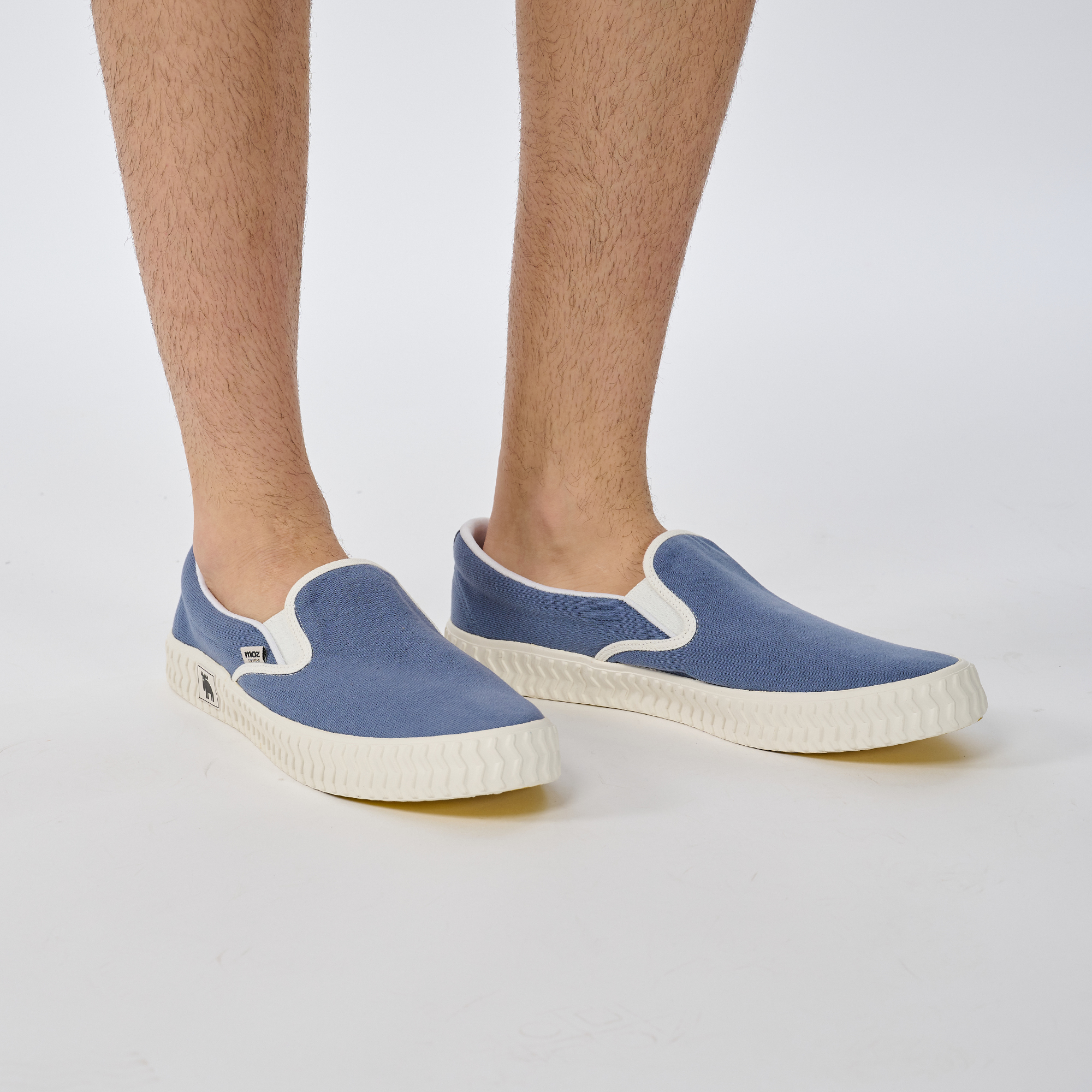 moz瑞典駝鹿 奶泡感 超舒適懶人鞋(晨光藍) 男女款