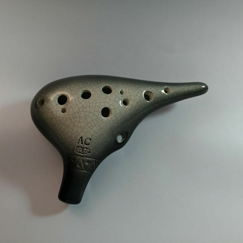 台灣南投鼎記陶笛 傳統式十二孔 C調 ｜ AC53-12 中音C調  / SC28-12 高音C調