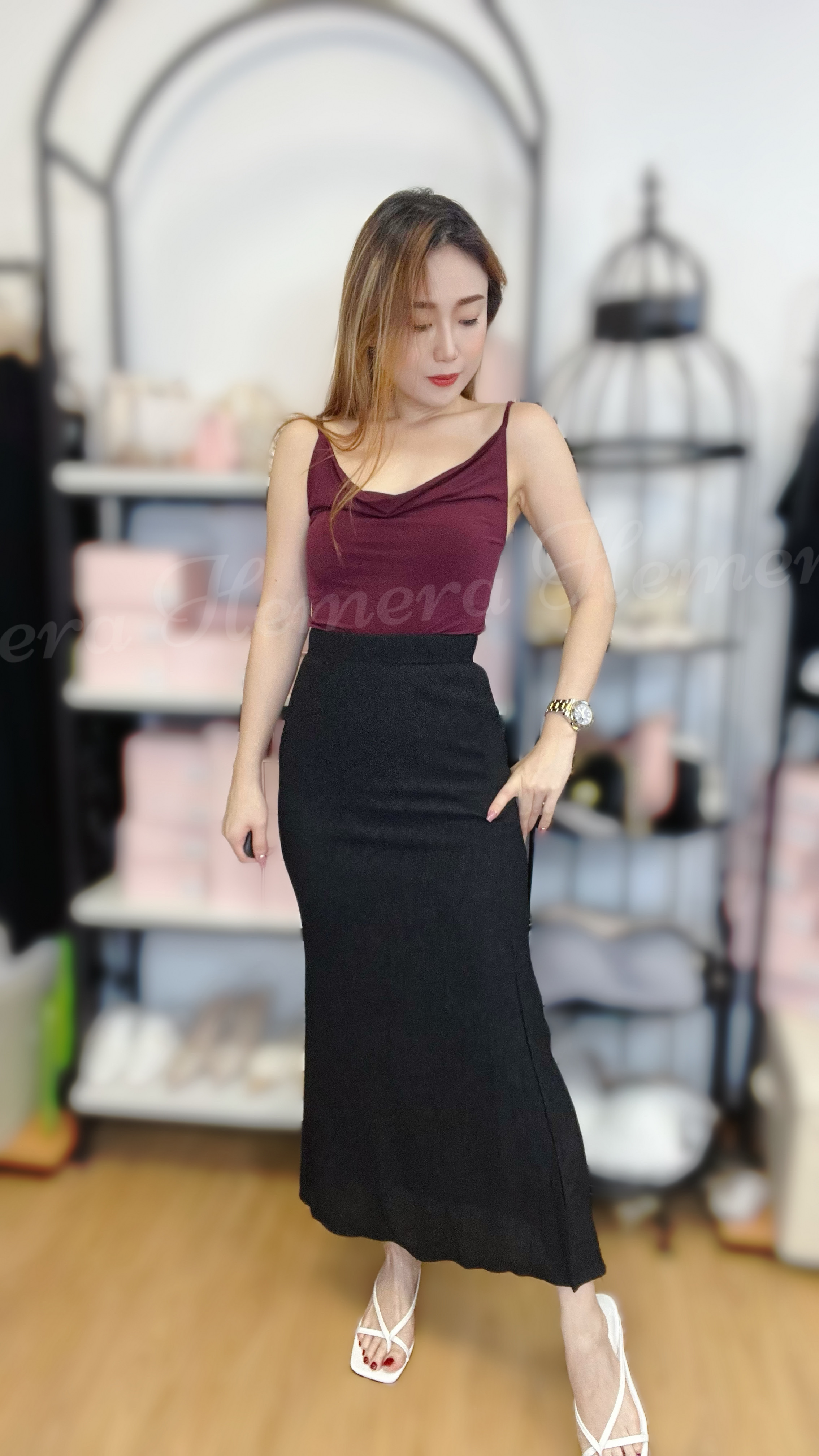 TP23W0516 垂領性感吊帶背心