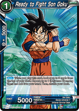 TB1-027_PR02 Ready to Fight Son Goku