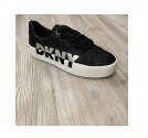 [S] DKNY LOGO SNEAKER,BLACK/WHITE, KZD14420-BLW [FINAL SALE] (SD531)