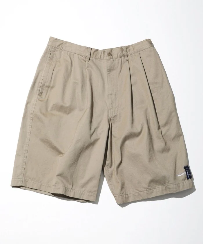NAUTICA 2Tuck Chino Shorts 短褲 錐形 工作褲 上寬 下窄 現貨