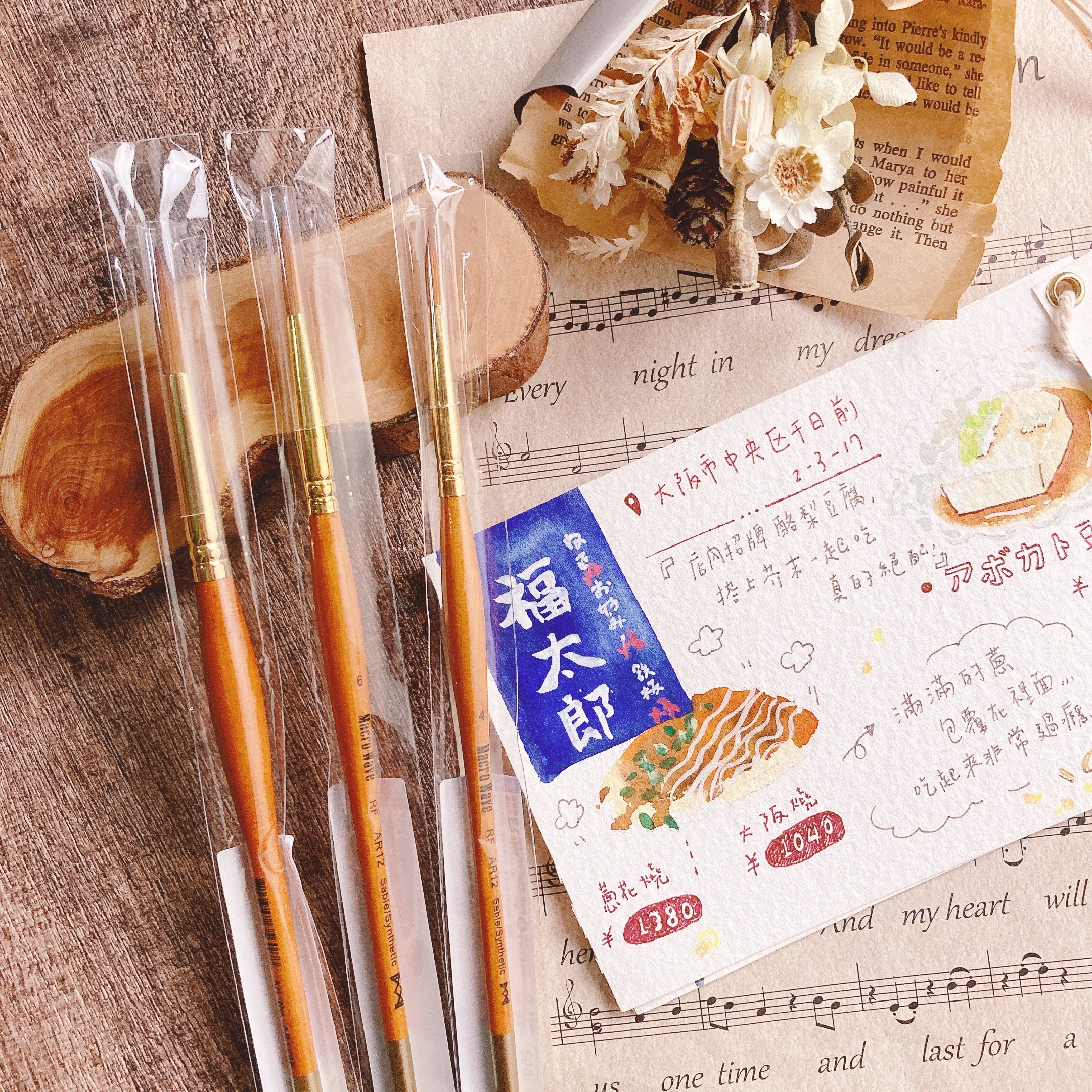 Macro Wave 馬可威｜RF半貂水彩筆