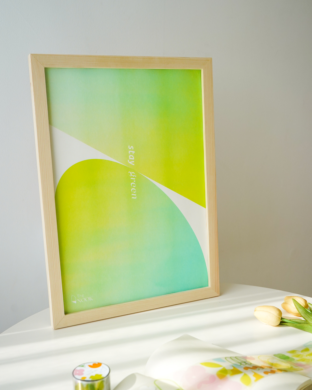 綠森漫步 孔版印刷海報