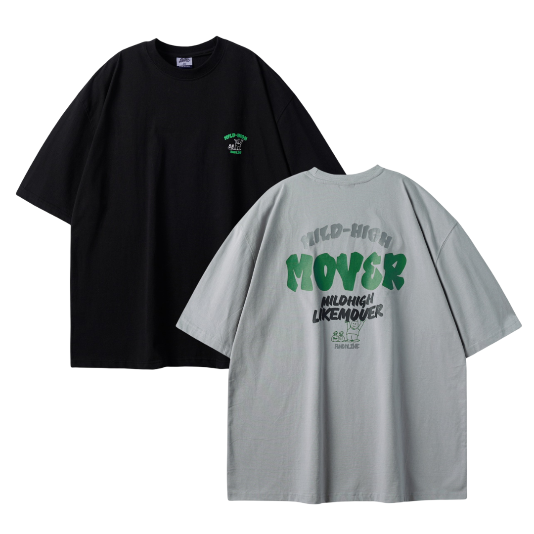 <預購> 韓國PUNCHLINE MILD-HIGH 高磅純棉短T