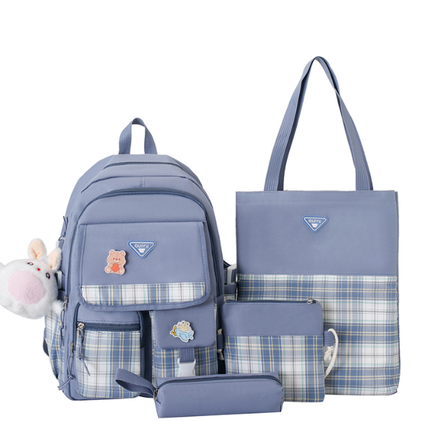 韩版少女双肩包书包