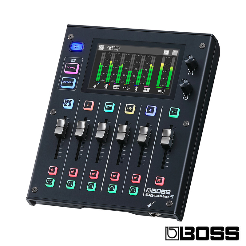 BOSS Gigcaster 5 GCS-5 吉他 貝斯 五軌 串流 混音器