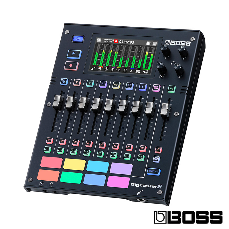 BOSS Gigcaster 8 GCS-8 吉他 貝斯 八軌 串流 混音器