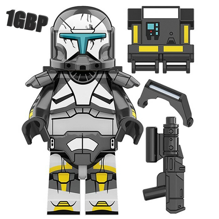 1GBP Special Offer: Scorch Star Wars Clone Trooper Custom Minifigs Fit Lego XP379