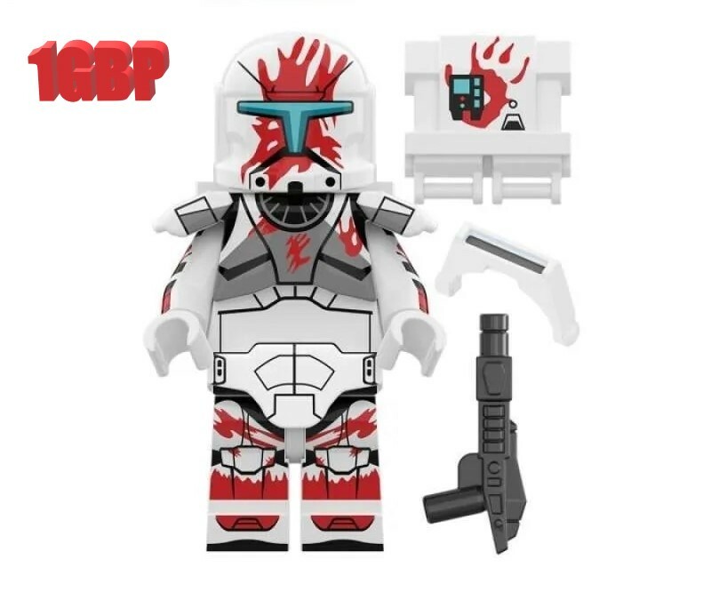 1GBP Special Offer: RC-1207 SEV Star Wars Clone Trooper Custom Minifigs Fit Lego XP380
