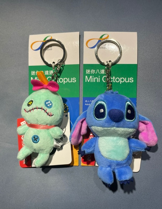 DIY 史迪仔及小金 Stitch & Scrump 迷你八達通