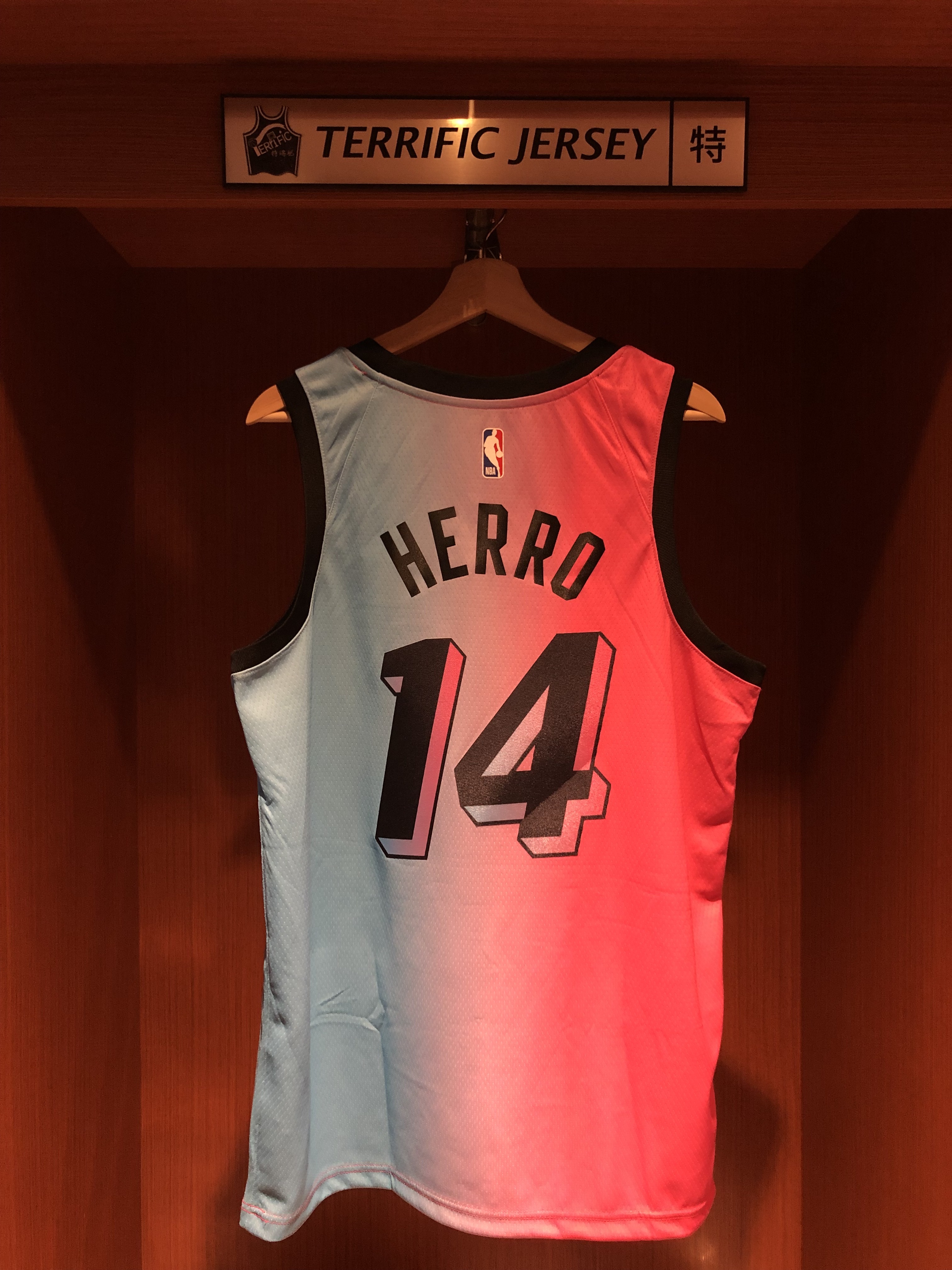 NBA球衣 Tyler Herro 邁阿密熱火城市 City Nike Swingman 球迷版 熱轉印 含贊助商標 全新