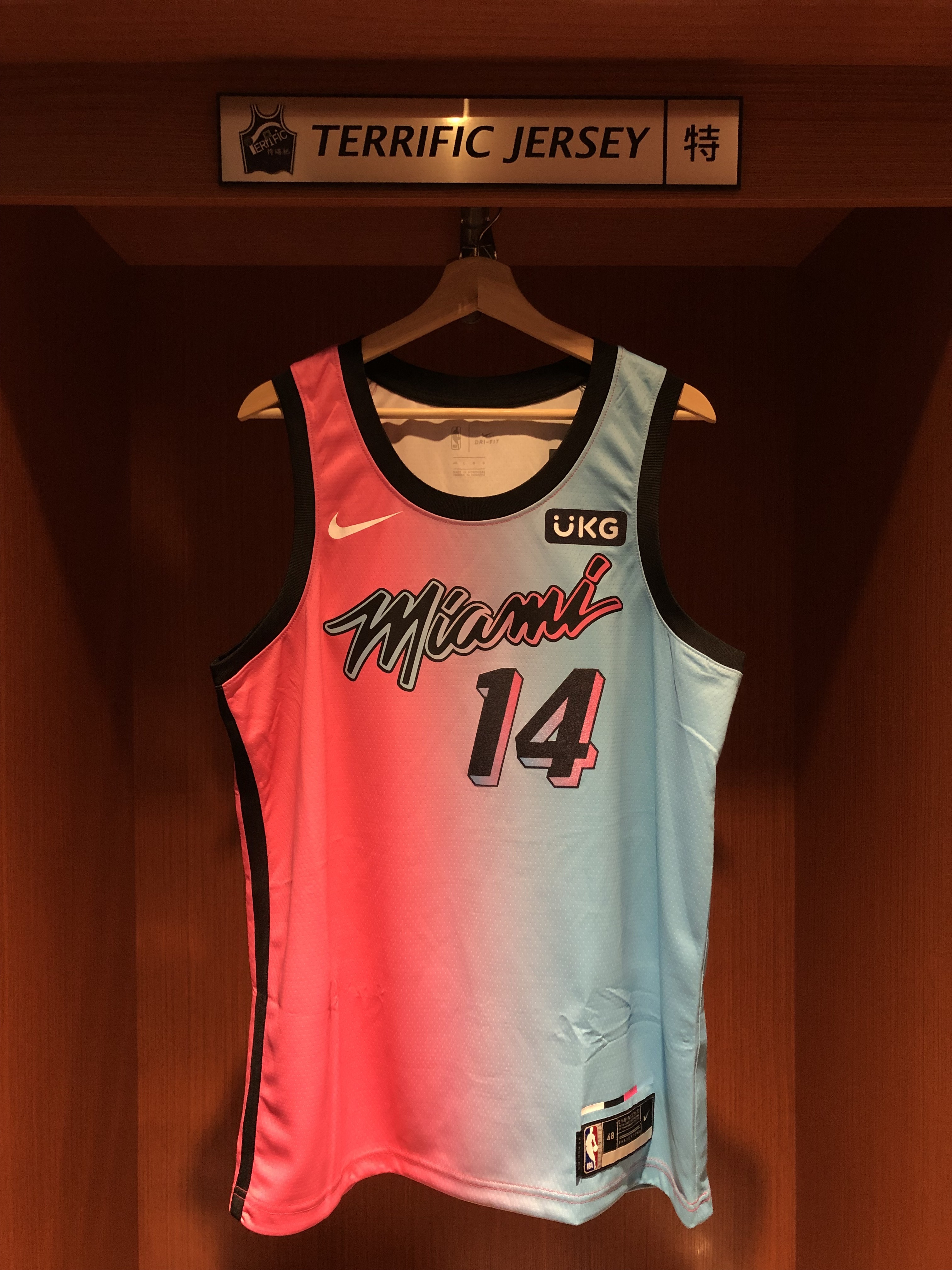 NBA球衣 Tyler Herro 邁阿密熱火城市 City Nike Swingman 球迷版 熱轉印 含贊助商標 全新