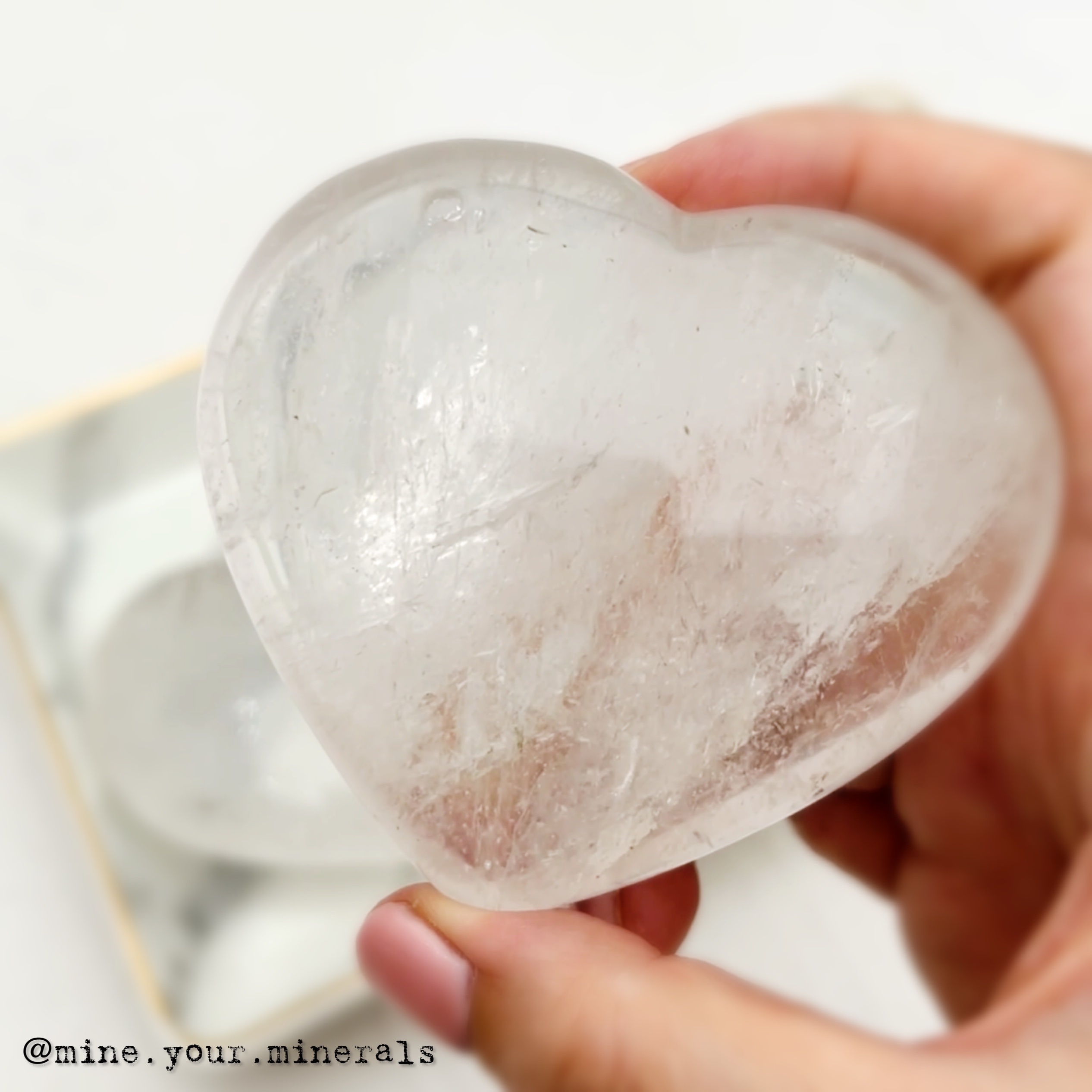 白水晶愛心